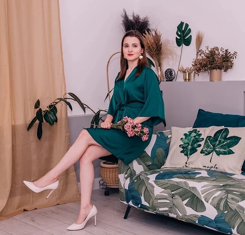 Κιμονό μπουρνούζι Γυναικεία ρόμπα σετ Σατέν Πυζά Casual Νυχτικό Νυφικό Δώρο Γάμου Σέξι νυχτικά οικεία εσώρουχα