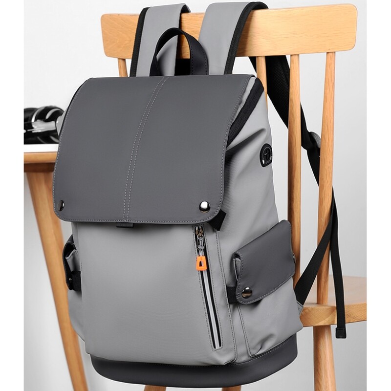 Új 4 színű férfi hátizsák PU bőr vízálló USB újratölthető, nagy kapacitású iskolatáska szabadidős utazási üzleti laptop táska