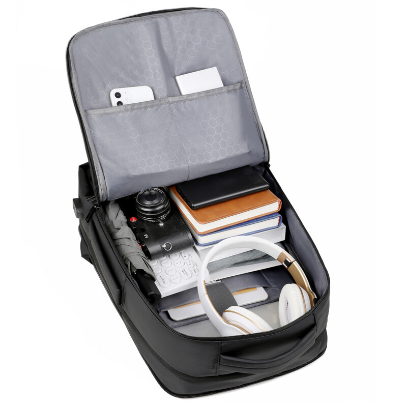 Rilibegan muški putni ruksak Expand Oxford USB Charge velikog kapaciteta Poslovni muški ruksaci Računalni muški ruksaci