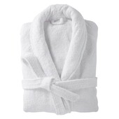 Ženski kućni ogrtač Terry Bath White za hotelski ogrtač, saunu i bazen, mekani pamučni frotirski ogrtač velike veličine dugi ogrtač za kupanje za muškarce