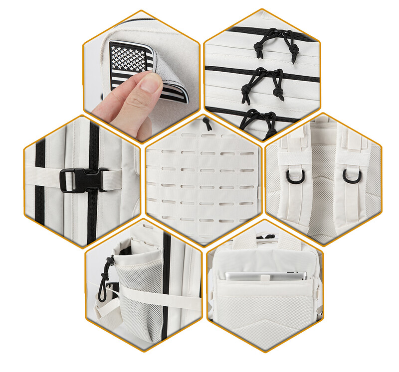 QT&QY 25L/45L taktički ruksak za muškarce i žene torba za preživljavanje na otvorenom Mali školski ruksak Hking s držačem za bocu