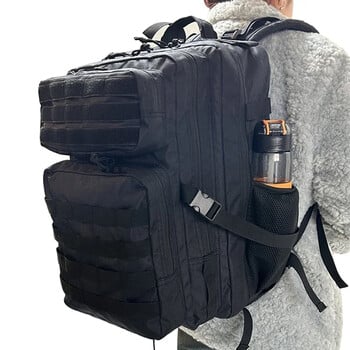 SYZM 50L или 30L тактическа раница чанта за лов MOLLE раница за мъже раница за туризъм на открито Риболовна чанта с държач за бутилка