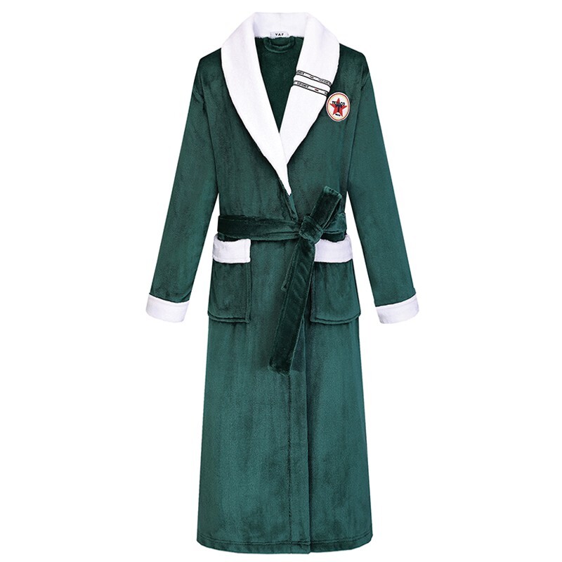 Nagy méretű, 3XL női flanel hálóruha köntös téli meleg kimonó fürdőköpeny laza alkalmi hálóing nappaliruha vastag otthoni viselet