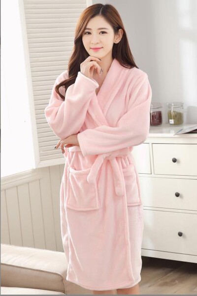Sieviešu ziemas silts flaneļa kimono halāts guļamveļa Sieviešu apdruka ar ziediem naktskreklu rīta kleita atpūtas telpa Wear Hotel peldmētelis
