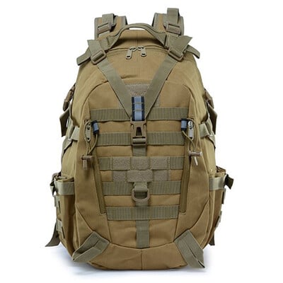 40L taktický batoh pre mužov, kempingový, turistický, reflexný 3D outdoorový cestovný batoh Molle 3P, horolezecký batoh cez rameno