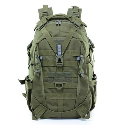 40L taktický batoh pre mužov, kempingový, turistický, reflexný 3D outdoorový cestovný batoh Molle 3P, horolezecký batoh cez rameno