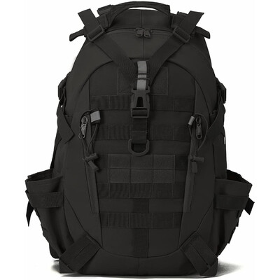 Taktický batoh QT&QY 40L pre mužov, kempingové, turistické, reflexné, outdoorové, cestovné tašky, prežitie, lezenie, taška Molle