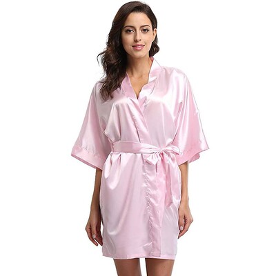 Červená nevesta družičky Svadobný župan Dámske pyžamá Letná nočná košeľa Ležérny kimono župan Šaty Sexy krátka nočná košeľa Domáce oblečenie