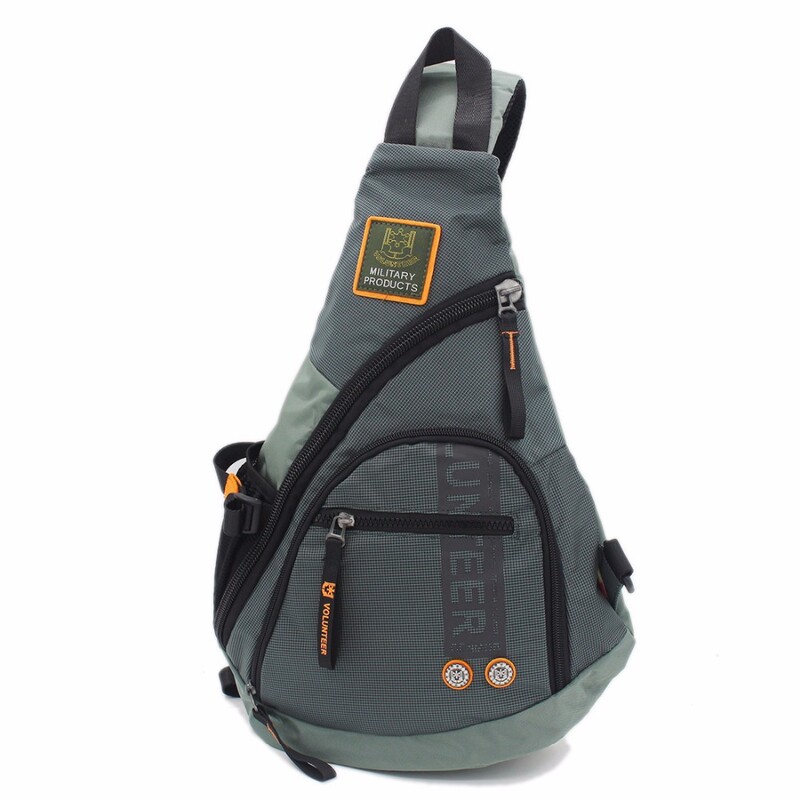 Pánsky crossbody batoh cez rameno, náprsná taška, cestovná turistika, outdoorový šport, lezenie, vojenská oxfordská taška cez rameno