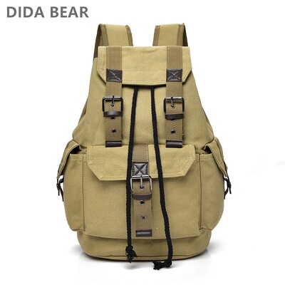 DIDABEAR Canvas mugursoma vīriešu mugursomas liela vīriešu mugursoma Mochilas Feminina ikdienas skolas soma zēniem ceļojumu soma Augstas kvalitātes