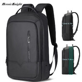 Heroic Knight Slim Man Laptop Backpack Waterproof School Bag with USB Charging For Chlapci Teenagers Luxury Batoh Men's On Work