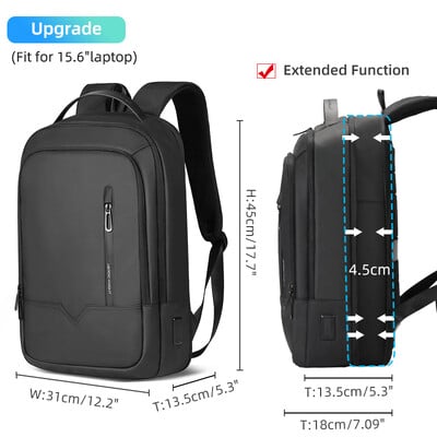 Heroic Knight Slim Man Laptop Backpack Waterproof School Bag with USB Charging For Chlapci Teenagers Luxury Batoh Men's On Work