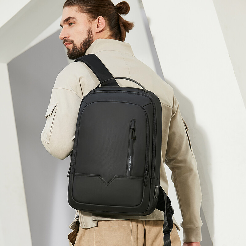 Heroic Knight Slim Man Laptop Backpack Waterproof School Bag with USB Charging For Chlapci Teenagers Luxury Batoh Men's On Work