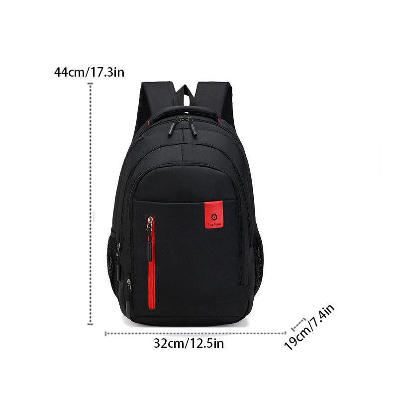 Veľkokapacitný 14-palcový batoh z oxfordskej látky pre mužov, ľahký cestovný batoh, unisex batoh na notebook