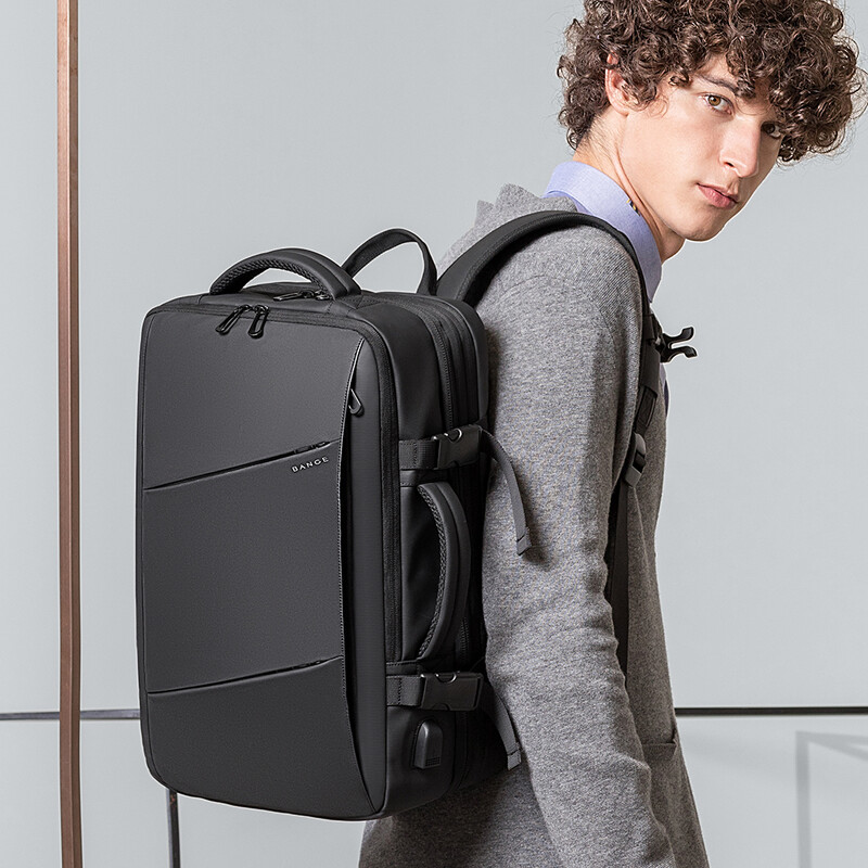 Férfi utazási hátizsák 17.3 laptop hátizsák nagy esztétikus üzleti hátizsák férfi iskolatáska vízálló USB hátizsák férfi divat