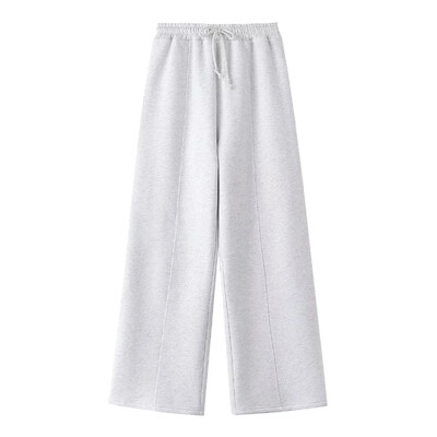 Divatos, 2024-es női Zip Bomber pulóver vagy sztreccs magas derekú plüss nadrág, sokoldalú, kétrészes női készlet