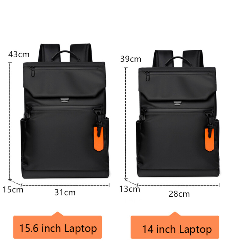 Vysokokvalitný vodotesný pánsky batoh na notebook, módny značkový dizajnérsky čierny batoh pre obchodných ľudí, mestský batoh s nabíjaním cez USB