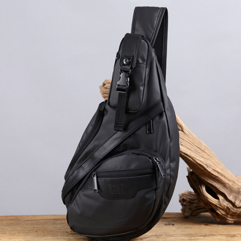 Rucsac cu sling pentru bărbați, genți de umăr, tactice, militare, sport, călătorii, impermeabile, din nailon, pentru bărbați, geantă pentru piept, rucsac