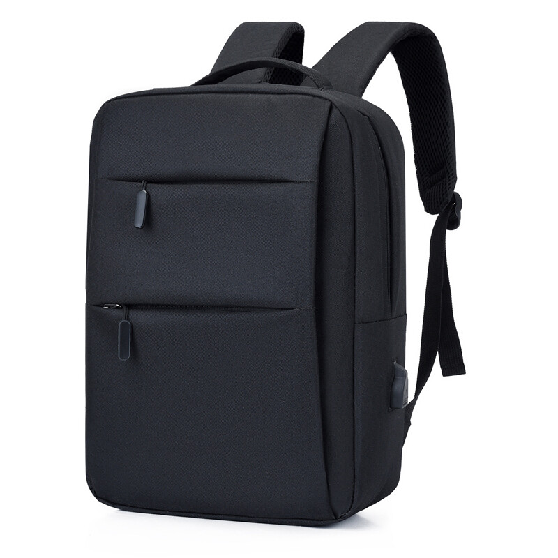 Dámsky batoh, obchodný batoh s ochranou proti krádeži, unisex, čierny, tenký, ľahký, s USB externým nabíjaním, batoh na notebook, pánsky batoh, kancelárska pracovná taška
