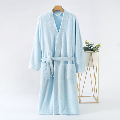 Vīriešu un sieviešu dvielis Peldmētelis Pāri Halāts Ātri Žāvējams Naktskrekls Mājas Apģērbs Ūdens Uzsūkšanās Kimono Solid Viesnīcas halāts