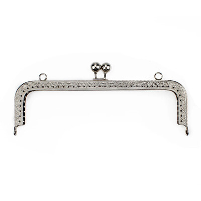 Cadru de posetă cu model vintage, 20 cm, închizătoare de sărut, închizătoare de metal pentru poșetă, cadru, geantă, mâner, cadru, cataramă, accesoriu pentru geantă pentru femei, bricolaj