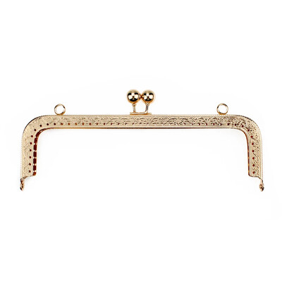 Cadru de posetă cu model vintage, 20 cm, închizătoare de sărut, închizătoare de metal pentru poșetă, cadru, geantă, mâner, cadru, cataramă, accesoriu pentru geantă pentru femei, bricolaj