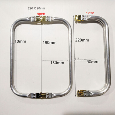 Πλαίσιο από μεταλλικό σωλήνα αλουμινίου Αξεσουάρ λαβής τσάντας Συμπλέκτης εξαρτήματα τσάντας Πλαίσιο τσάντας για πορτοφόλι Doctor Πλαίσιο Σφιγκτήρας σωλήνα αλουμινίου