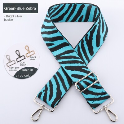 SUZAOZHE Geantă cu curea de umăr cu imprimeu cu zebră pentru femei, geantă de pânză, geantă de umăr, geantă pentru accesorii reglabilă, bricolaj