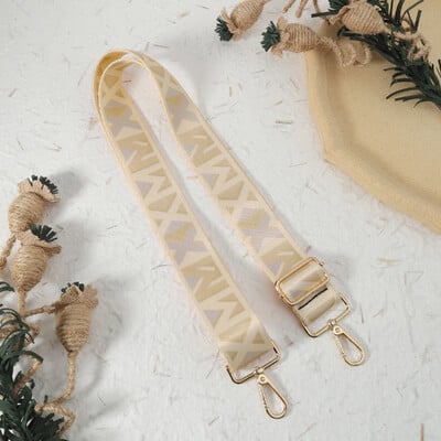 Curea de umăr pentru portofel cu dungi la modă, curea de umăr de schimb pentru geantă de mână, curea de umăr reglabilă, simplă și reglabilă.