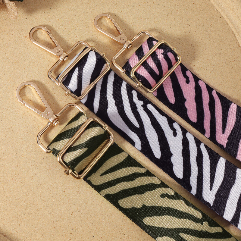 Curea de umăr pentru portofel cu dungi la modă, curea de umăr de schimb pentru geantă de mână, curea de umăr reglabilă, simplă și reglabilă.