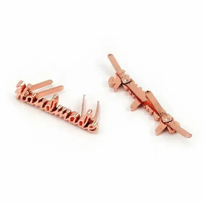 10 τμχ Deepeel 35/40mm Χειροποίητη Μεταλλική Τσάντα Ετικέτα Χειροτεχνίας Διακοσμητικές Ετικέτες για πόρπες Πορτοφόλια Αξεσουάρ DIY εξαρτήματα για σακούλες ραπτικής