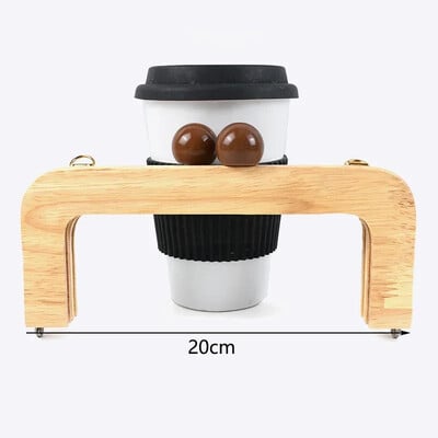 1 db Deepeel 14-28 cm-es fa táska fogantyús táskák zárható csók kapcsos pénztárca keretek zár csatok fogantyúk barkács varrókonzolok kiegészítők