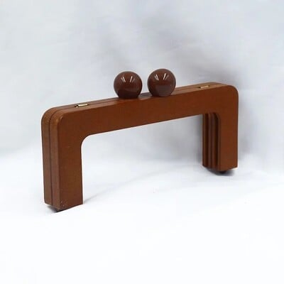 1 db Deepeel 14-28 cm-es fa táska fogantyús táskák zárható csók kapcsos pénztárca keretek zár csatok fogantyúk barkács varrókonzolok kiegészítők