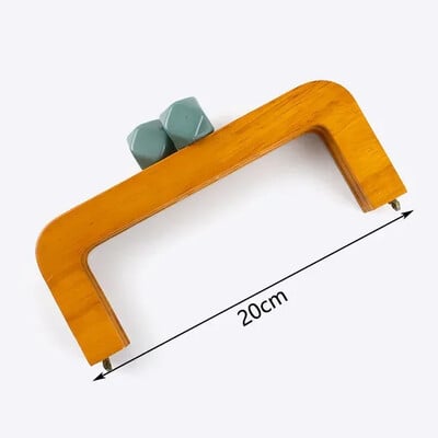 1 db Deepeel 14-28 cm-es fa táska fogantyús táskák zárható csók kapcsos pénztárca keretek zár csatok fogantyúk barkács varrókonzolok kiegészítők