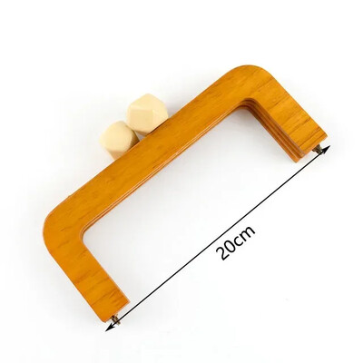 1 db Deepeel 14-28 cm-es fa táska fogantyús táskák zárható csók kapcsos pénztárca keretek zár csatok fogantyúk barkács varrókonzolok kiegészítők