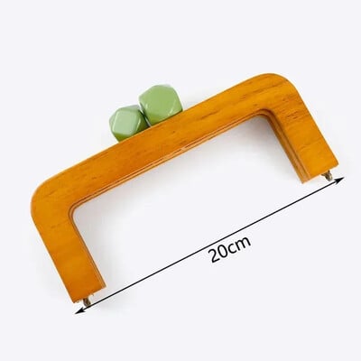 1 db Deepeel 14-28 cm-es fa táska fogantyús táskák zárható csók kapcsos pénztárca keretek zár csatok fogantyúk barkács varrókonzolok kiegészítők