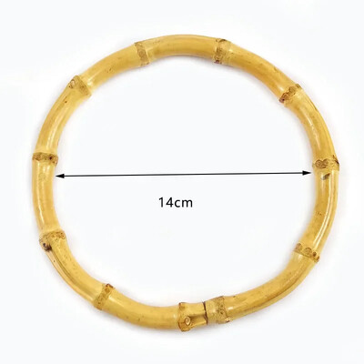 Χειροποίητα αξεσουάρ για τσάντες 1/2Pc Στρογγυλή λαβή τσάντας σε σχήμα D με μεταλλικό δαχτυλίδι Χειροποίητα αξεσουάρ για τσάντες