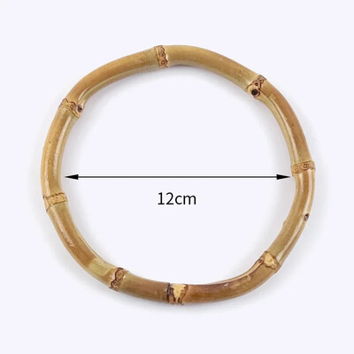 Χειροποίητα αξεσουάρ για τσάντες 1/2Pc Στρογγυλή λαβή τσάντας σε σχήμα D με μεταλλικό δαχτυλίδι Χειροποίητα αξεσουάρ για τσάντες