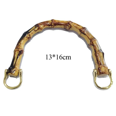 Χειροποίητα αξεσουάρ για τσάντες 1/2Pc Στρογγυλή λαβή τσάντας σε σχήμα D με μεταλλικό δαχτυλίδι Χειροποίητα αξεσουάρ για τσάντες