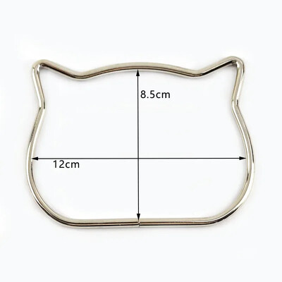 Χειροποίητα αξεσουάρ για τσάντες 1/2Pc Στρογγυλή λαβή τσάντας σε σχήμα D με μεταλλικό δαχτυλίδι Χειροποίητα αξεσουάρ για τσάντες