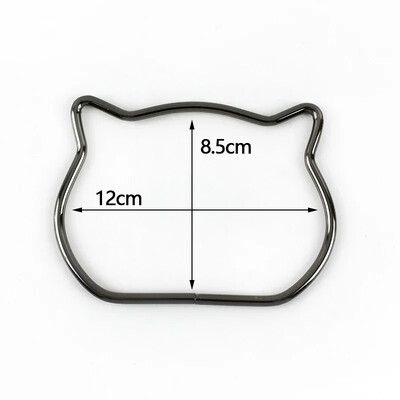 Χειροποίητα αξεσουάρ για τσάντες 1/2Pc Στρογγυλή λαβή τσάντας σε σχήμα D με μεταλλικό δαχτυλίδι Χειροποίητα αξεσουάρ για τσάντες