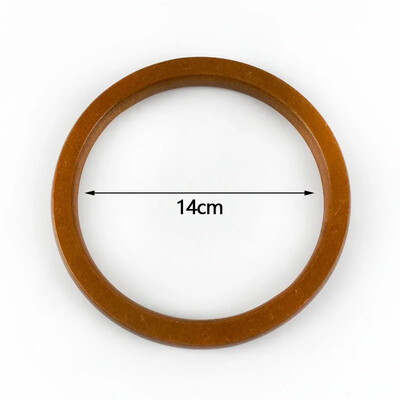 Χειροποίητα αξεσουάρ για τσάντες 1/2Pc Στρογγυλή λαβή τσάντας σε σχήμα D με μεταλλικό δαχτυλίδι Χειροποίητα αξεσουάρ για τσάντες