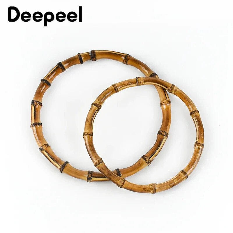 Χειροποίητα αξεσουάρ για τσάντες 1/2Pc Στρογγυλή λαβή τσάντας σε σχήμα D με μεταλλικό δαχτυλίδι Χειροποίητα αξεσουάρ για τσάντες