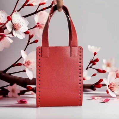 Bricolaj tricotat croșetat geantă de mână geantă de umăr Accesorii de cusut pentru fundul PU Mânere pentru confecţionarea pungilor croşetate manual pentru genţi