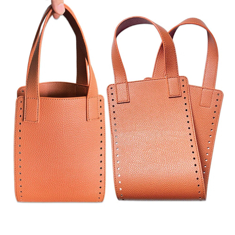 Bricolaj tricotat croșetat geantă de mână geantă de umăr Accesorii de cusut pentru fundul PU Mânere pentru confecţionarea pungilor croşetate manual pentru genţi