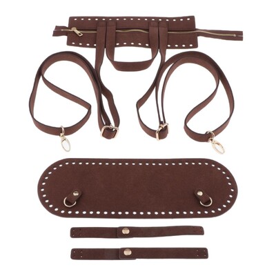 3x / szett női bőr kézitáska, barkács kötőtáska, gyártás