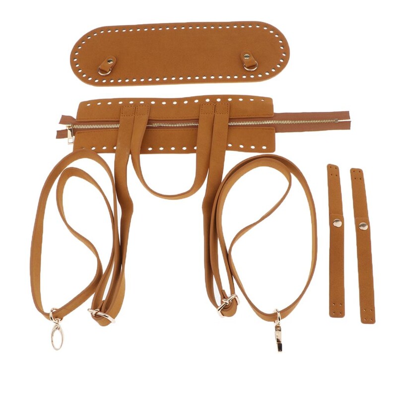 3x / szett női bőr kézitáska, barkács kötőtáska, gyártás