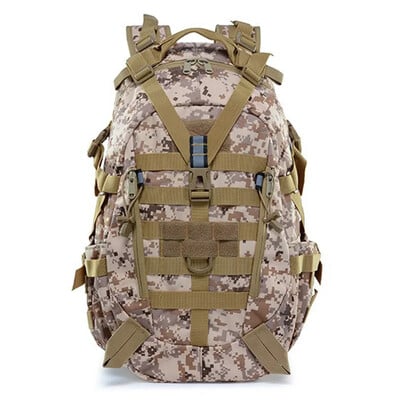 40L taktický batoh pre mužov, kempingové, turistické, reflexné, outdoorové cestovné tašky, Molle 3P lezecký batoh