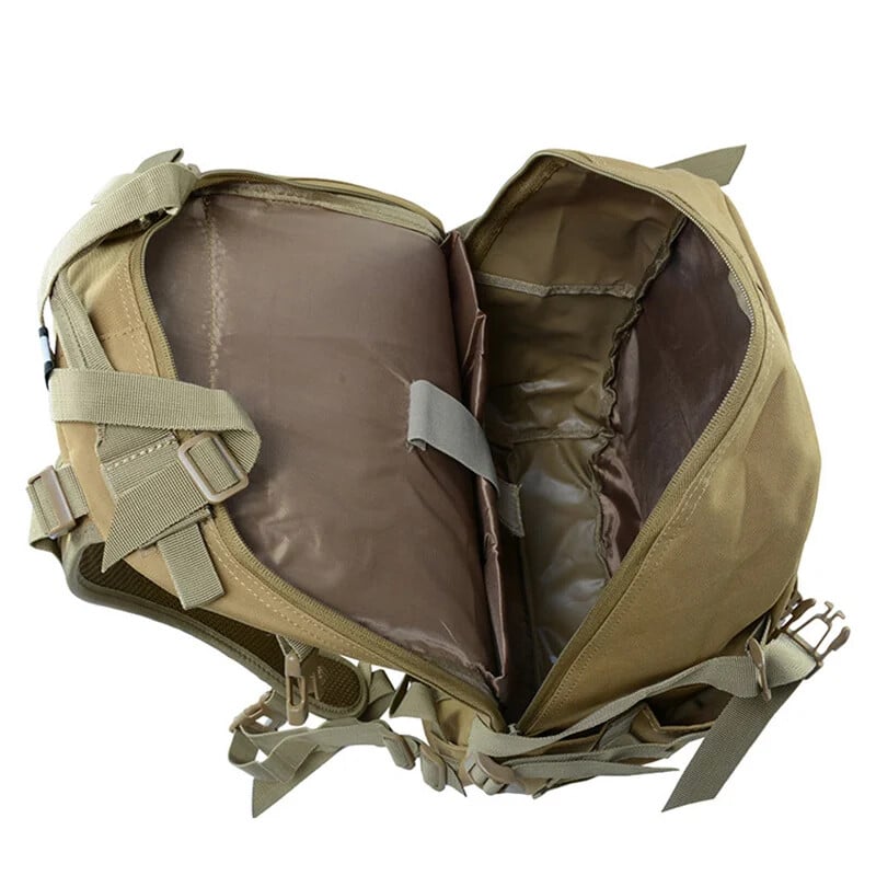 40L taktický batoh pre mužov, kempingové, turistické, reflexné, outdoorové cestovné tašky, Molle 3P lezecký batoh