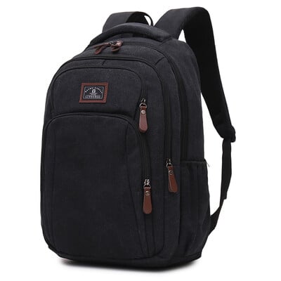 Plátenný batoh pre mužov, outdoorový kempingový batoh, mužský mládežnícky khaki nepremokavý cestovný batoh, denný pracovný batoh, armádna zelená, sivá